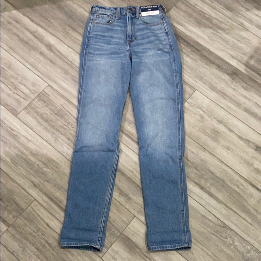 hollister mom jeans